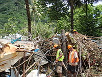 Samoa Island, Tsunami